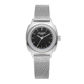 Lee Cooper Women's Analog Watch Gun Dial With Silver Mesh Band,LC08221.360